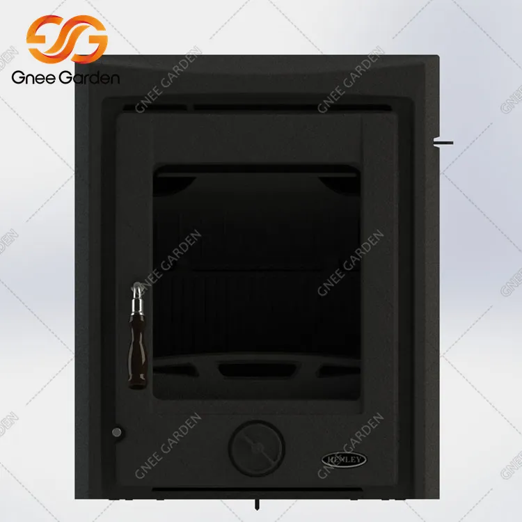 Semineu cu arzator de busteni din fonta