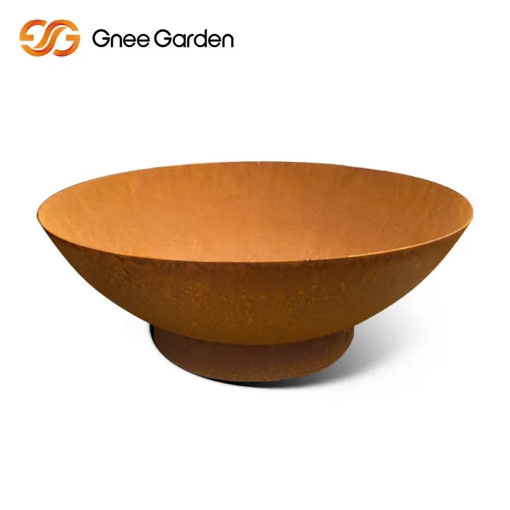 Corten Dual Funcție Fire Bowl Grill