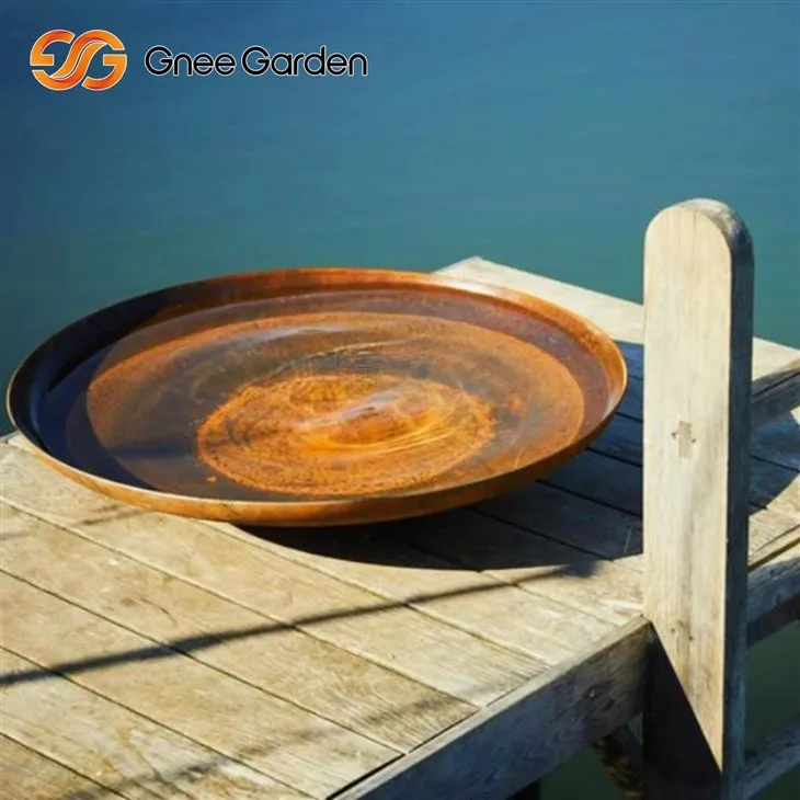 Corten Fire Bowl Rustic Stil în aer liber