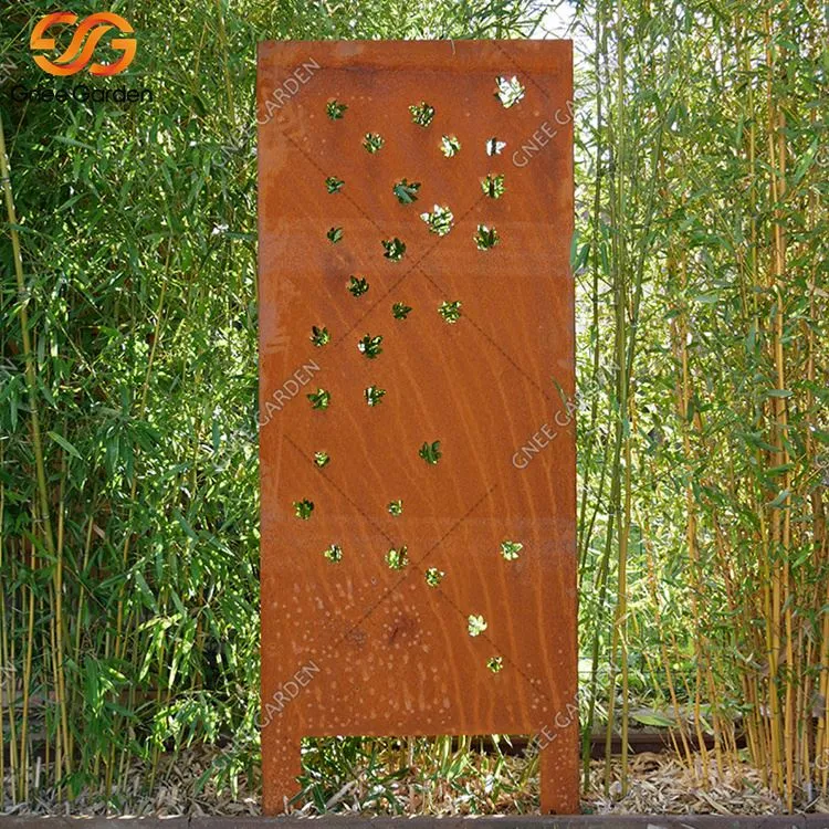 Paravane decorative de exterior Corten