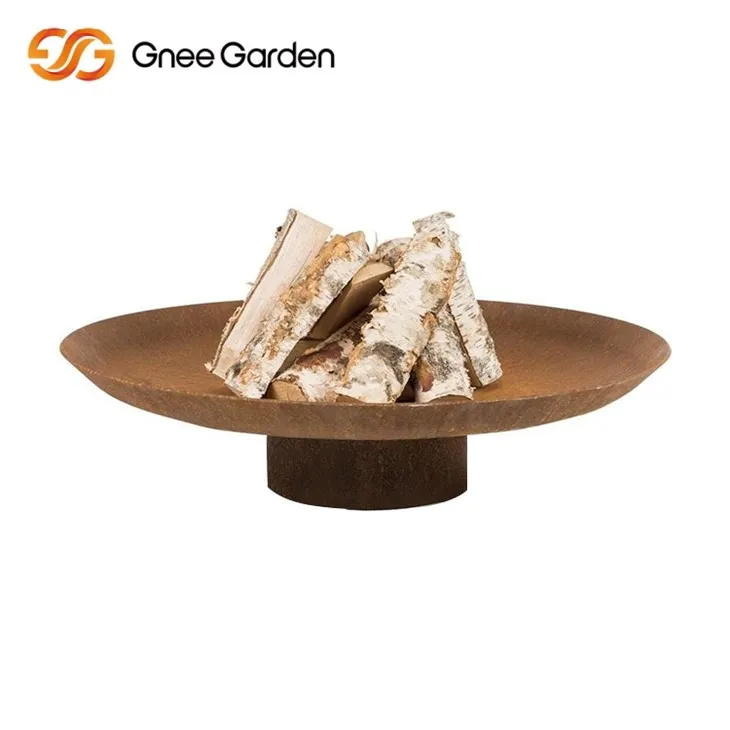 Corten Rustic Fire Pit Modern Style Modern