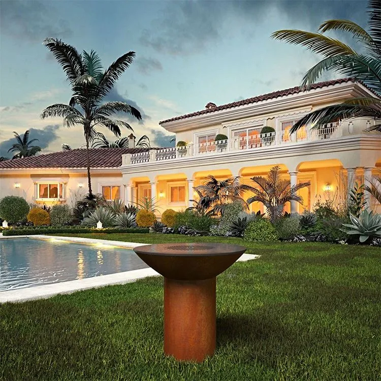 Grătare pentru grătar din oțel corten, elegant și puternic