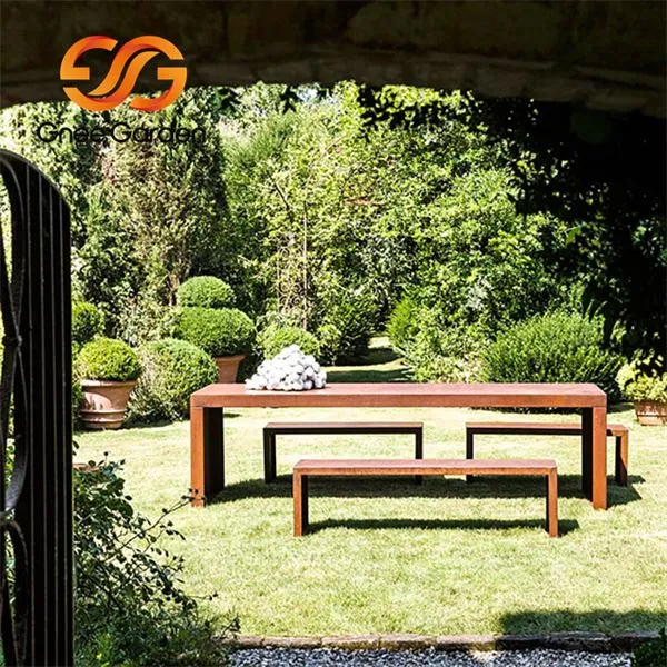 Bănci și Mese Oțel Corten