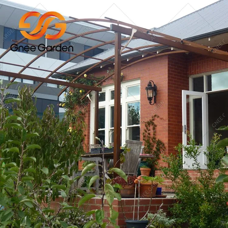 Foișor de grădină din metal din oțel corten