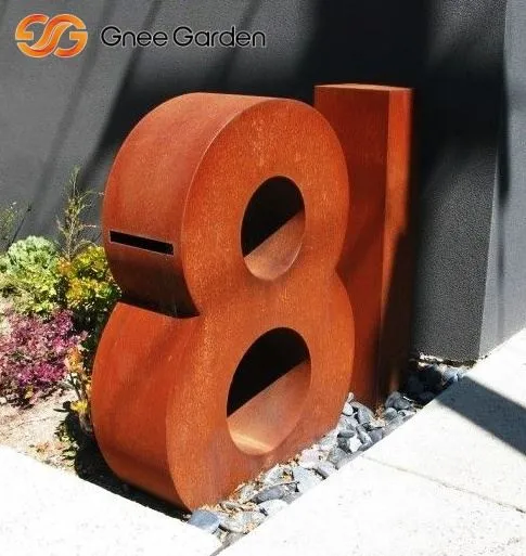 Corten Corten Steel Metal Cutie de vânzare