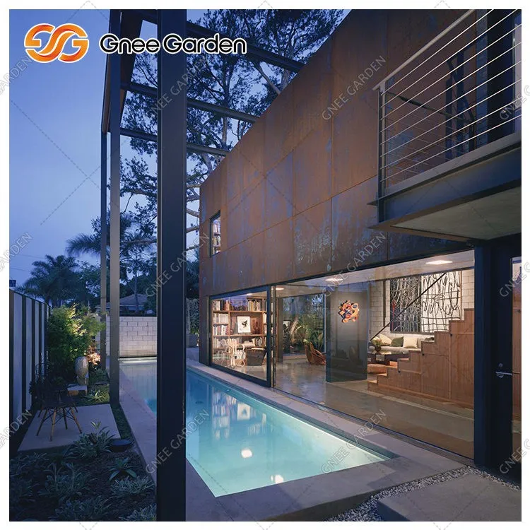 Corten Steel Roof Wall Panel Decor