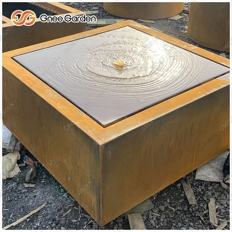 Fântâna de apă Corten