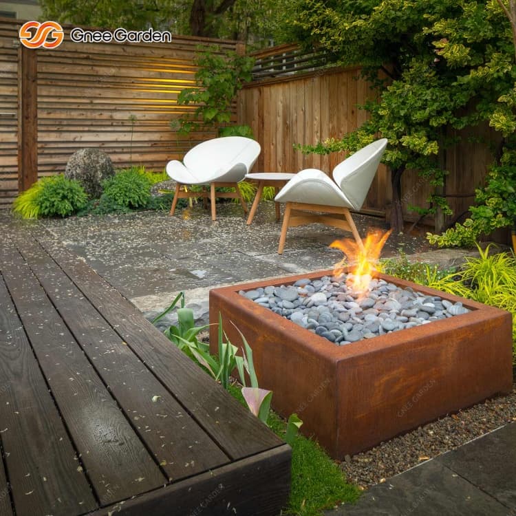 Personalizare Corten Steel Garden Garden Bits