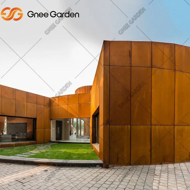 Perete decorativ cu perdea Corten Corten