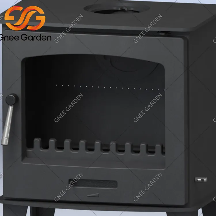 Sobă cu lemne de sine stătătoare cu coș de fum