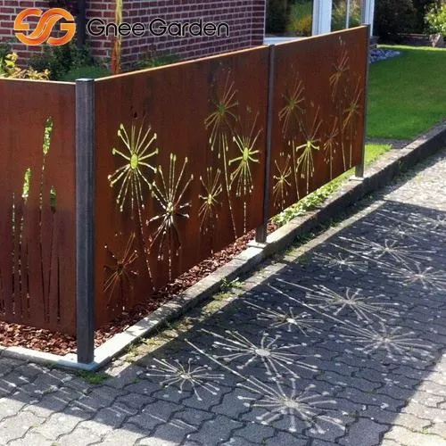 Garden Corten Oțel Dandelion Design