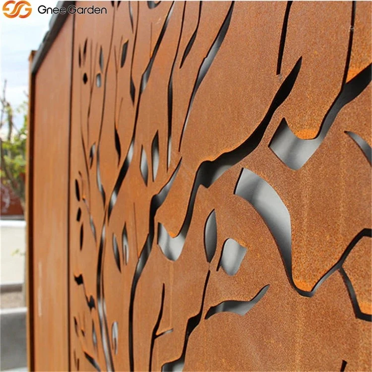 corten garden screens corten garden screens