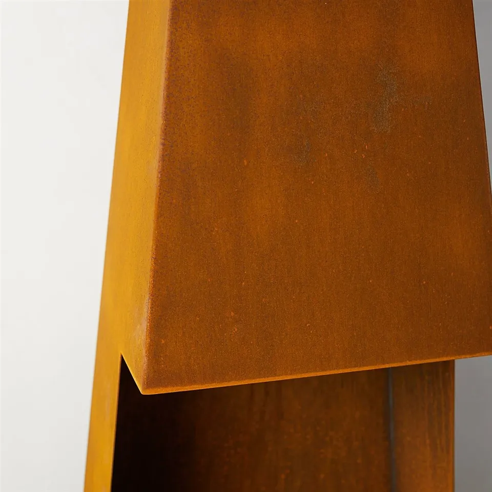 Modern Design Outdoor Corten Steel Firepalce