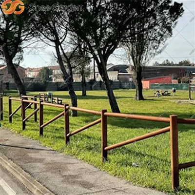 Designuri personalizate în gardul modern din oțel Corten