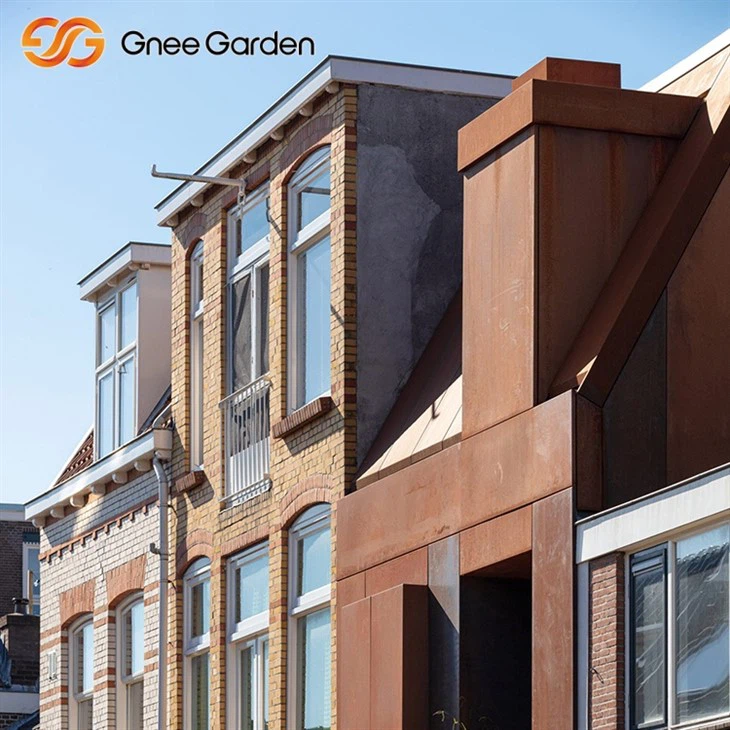 Patina din oțel natural de placare a cortenului rustic