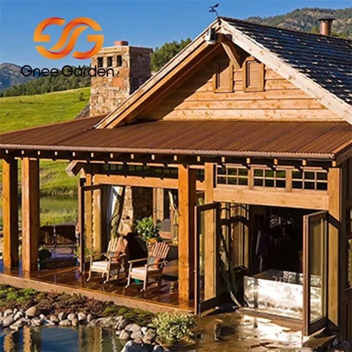 rusted metal roofing panels