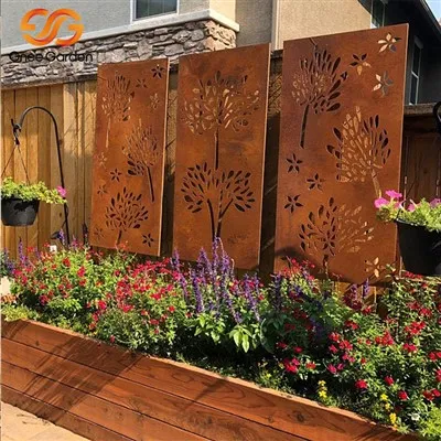 Paravane decorative Corten