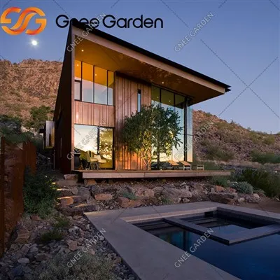 Fațetă decorativă perete cortină Corten