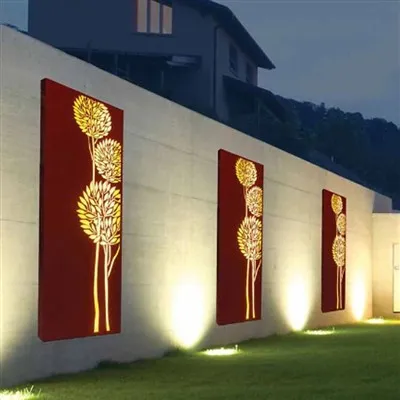 Ecran separator Corten de designer