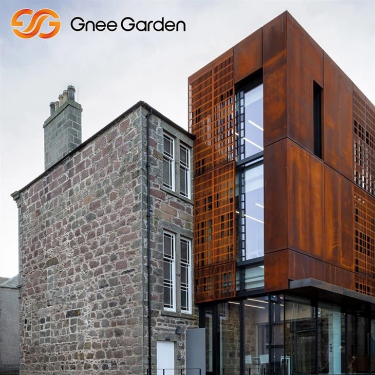 Patina naturală de placare a oțelului