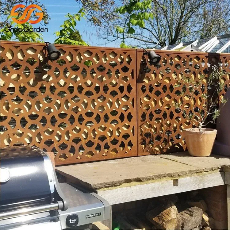 Ecrane de confidențialitate din oțel rezistent la intemperii