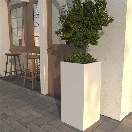 Jardinera Lungă Albă Decorativă Personalizată